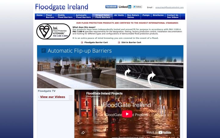 Screenshot of buyfloodgates.com