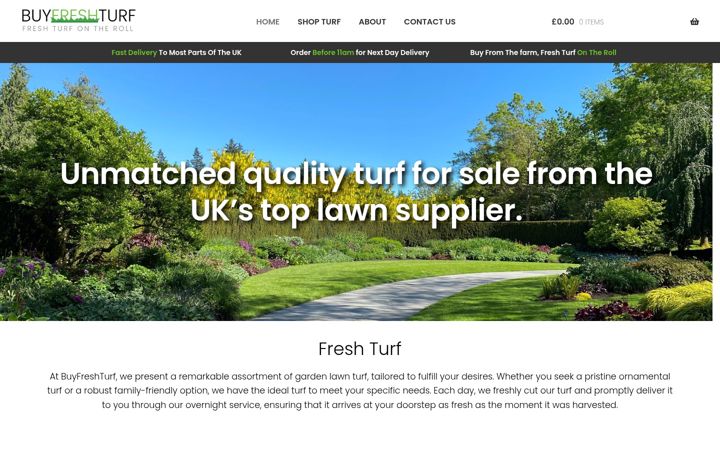 Screenshot of buyfreshturf.co.uk