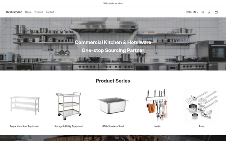 Screenshot of buyfromann.com