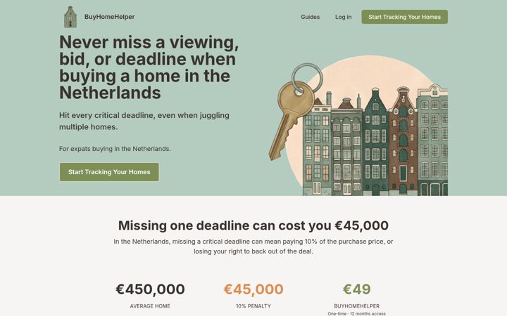 Screenshot of buyhomehelper.com