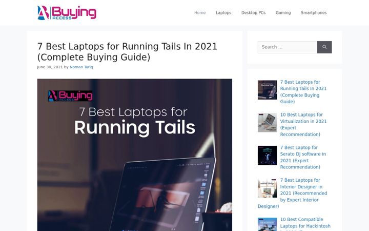 Screenshot of buyingaccess.com