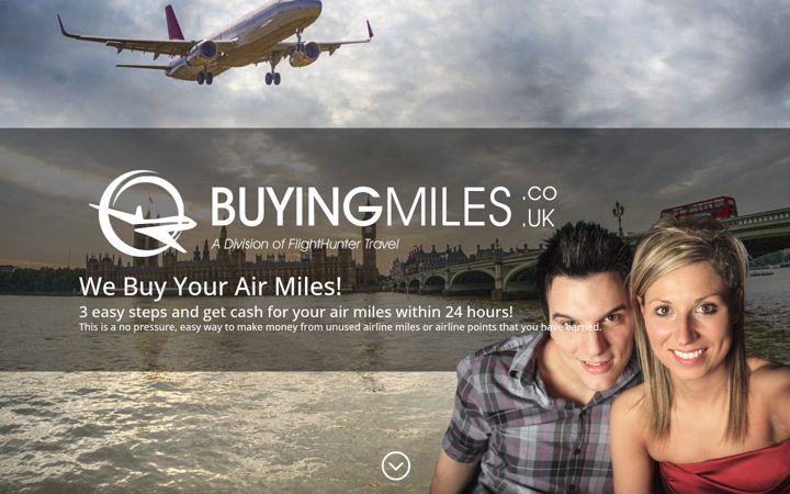 Screenshot of buyingmiles.co.uk