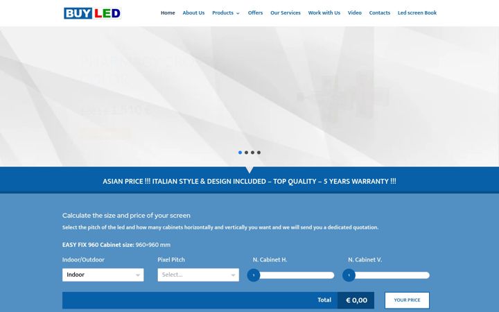 Screenshot of buyled.eu
