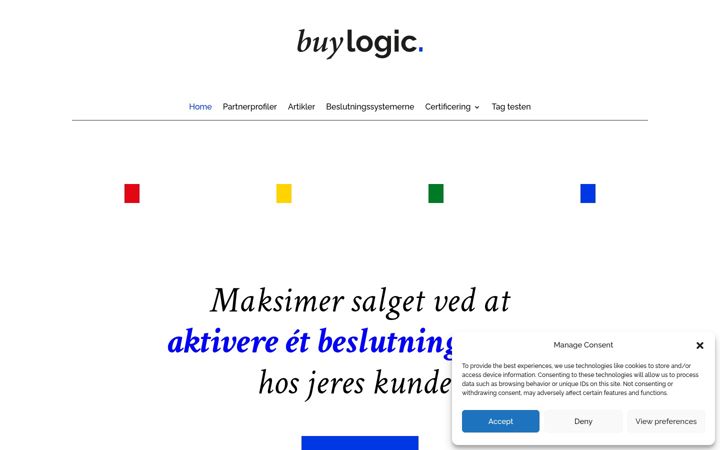 Screenshot of buylogic.dk