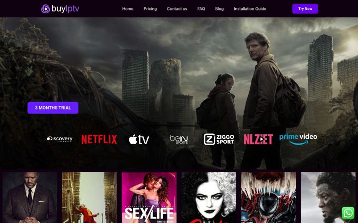 Screenshot of buylptv.com
