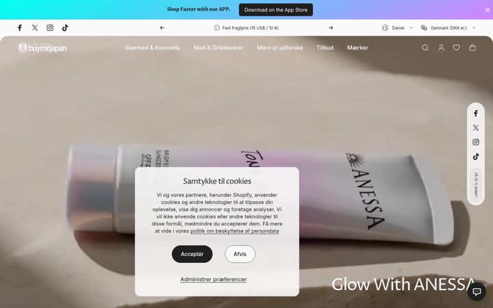 Screenshot of buymejapan.com