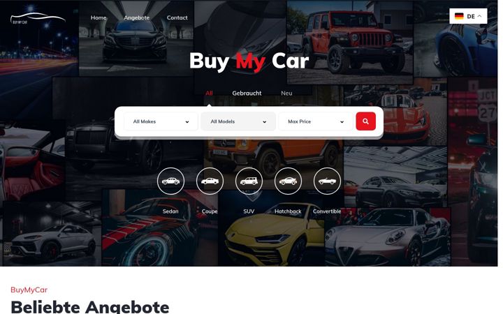 Screenshot of buymycar.at