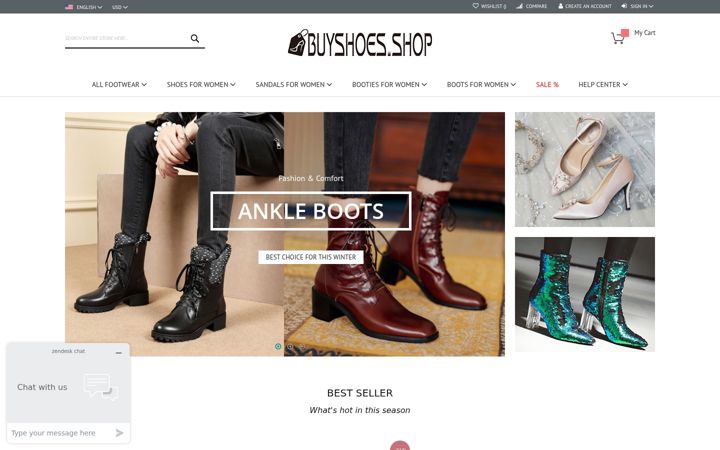 Screenshot di buyshoes.shop