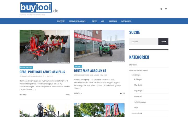 Screenshot of buytool.de