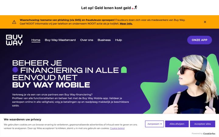 Screenshot of buyway.nl
