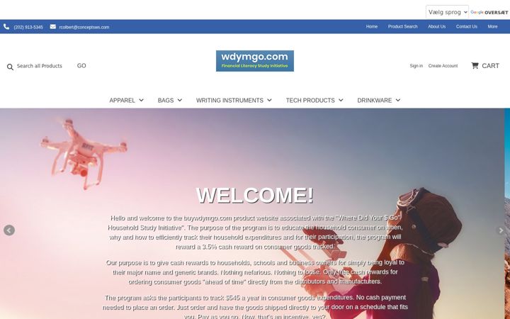 Screenshot of buywdymgo.com
