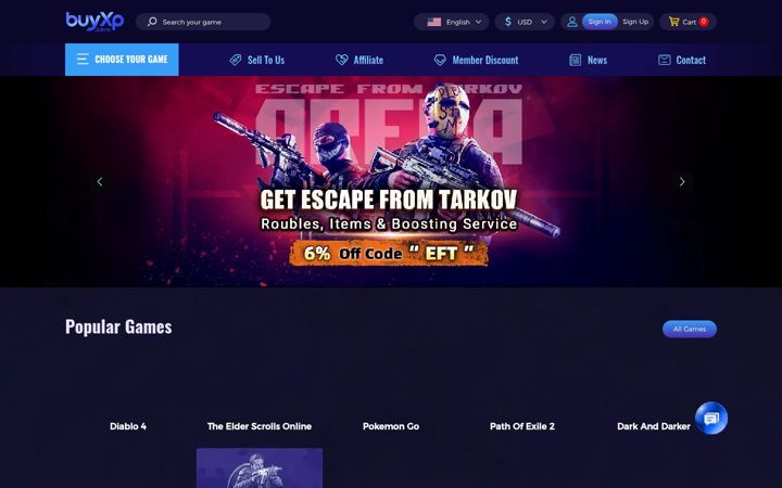 Screenshot of buyxp.com