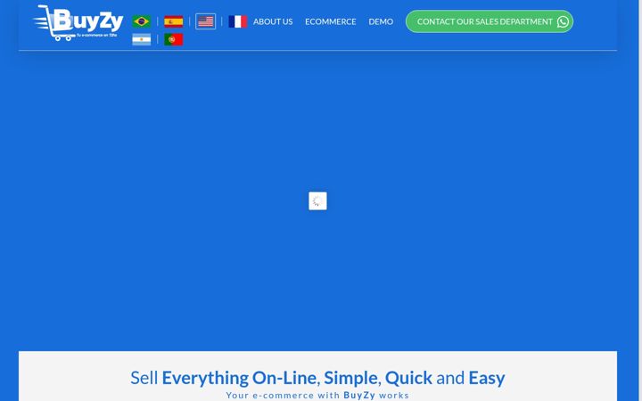Screenshot of buyzy.com.br