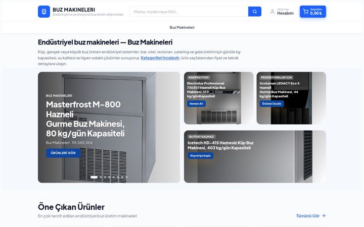Screenshot of buz-makineleri.site