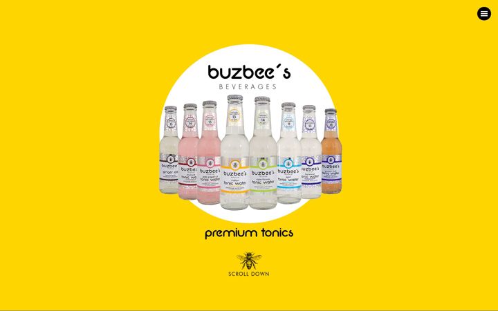 Screenshot of buzbeesbeverages.com