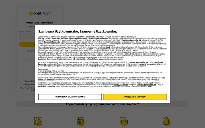 Screenshot of buziaczek.pl