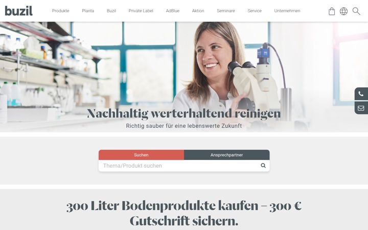 Screenshot of buzil.de