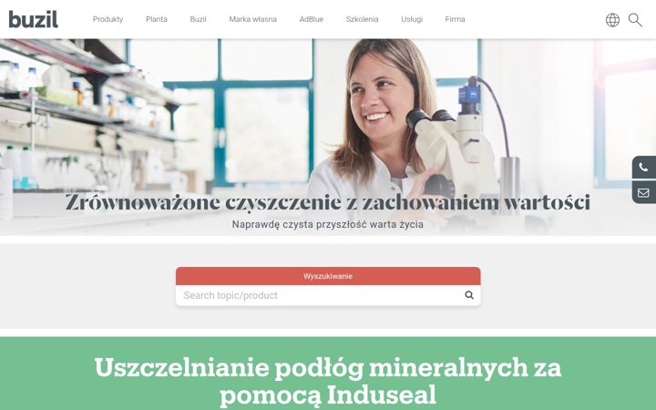 Screenshot of buzil.pl
