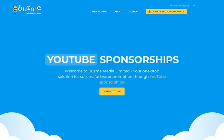 Screenshot of buzmemedia.com