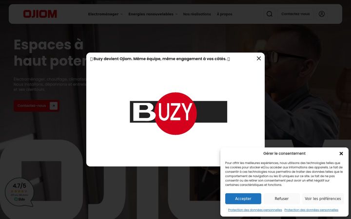 Screenshot of buzy31.fr