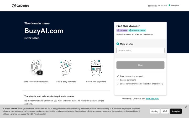Screenshot of buzyai.com