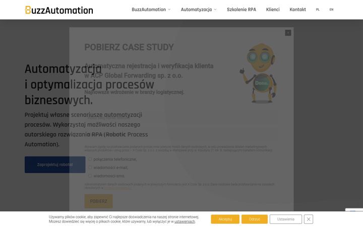 Screenshot of buzzautomation.pl