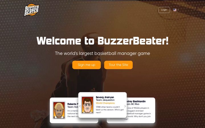 Zrzut ekranu buzzerbeater.com