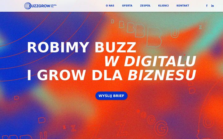 Screenshot of buzzgrow.com.pl