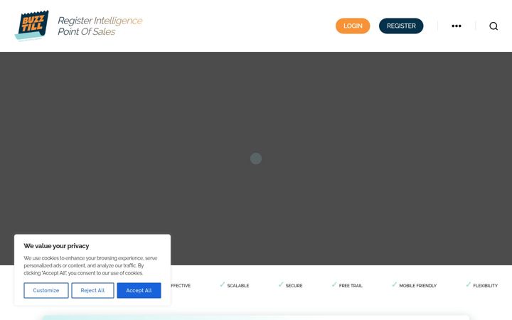 Screenshot of buzztill.com