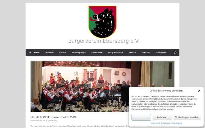 Skjámynd af bv-ebersberg.de