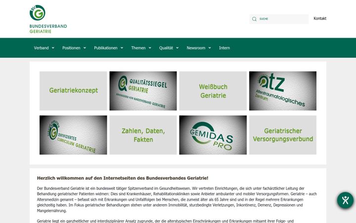 Screenshot of bv-geriatrie.de