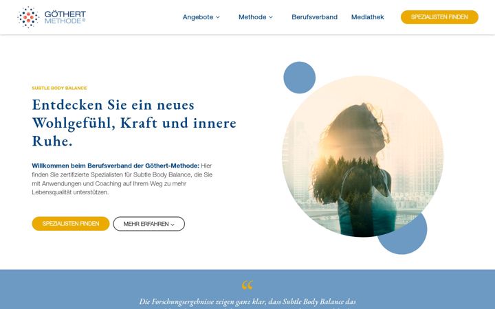 Screenshot of bv-goethert-methode.de