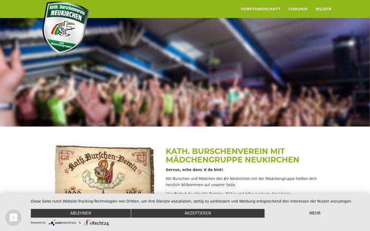 Screenshot of bv-neukirchen.de