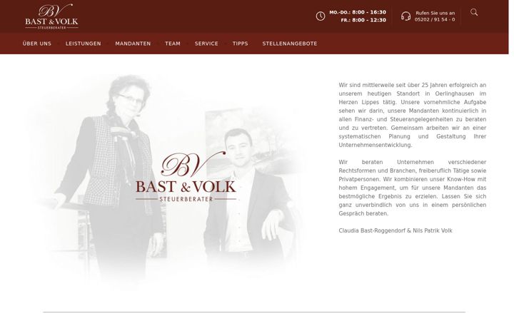Screenshot of bv-stb.de