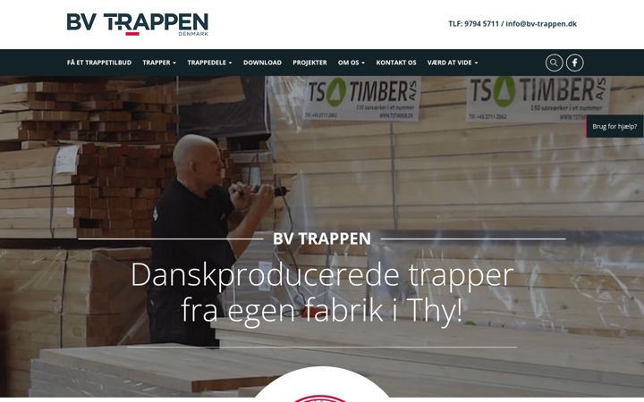 Snimka zaslona za bv-trappen.dk