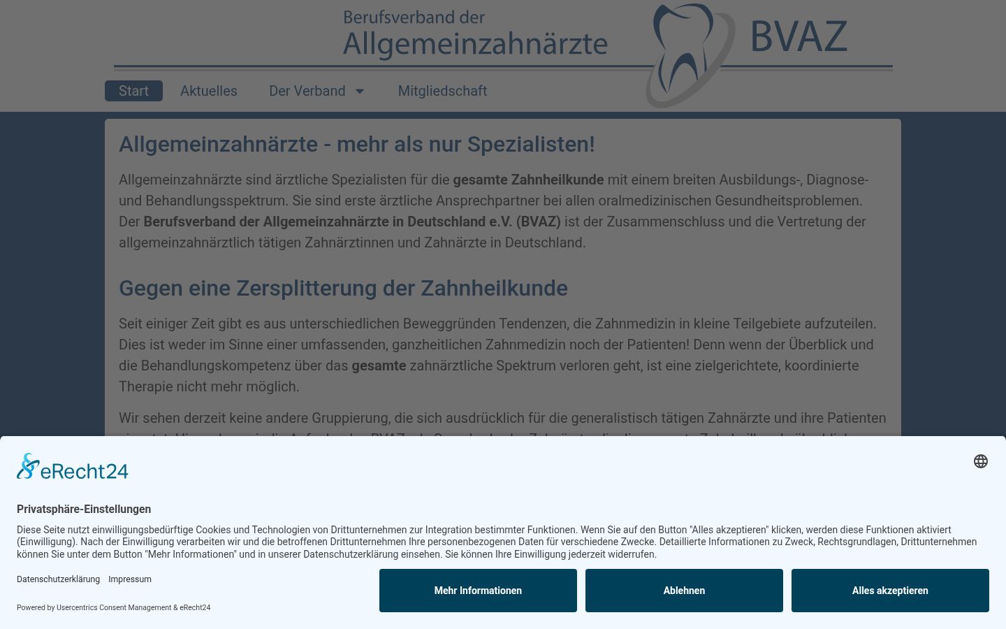 Zrzut ekranu banera zgody wyświetlanego przed jakąkolwiek interakcją