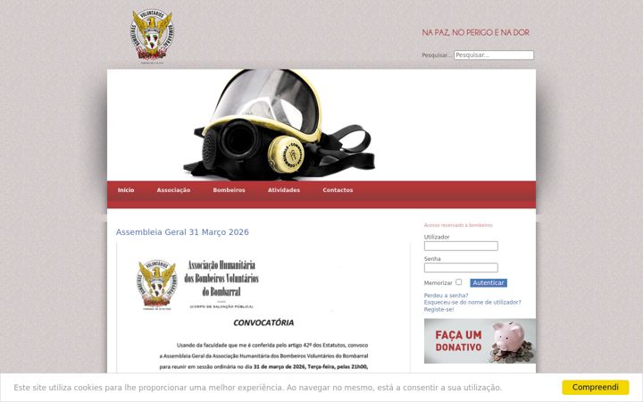 Screenshot of bvb.pt