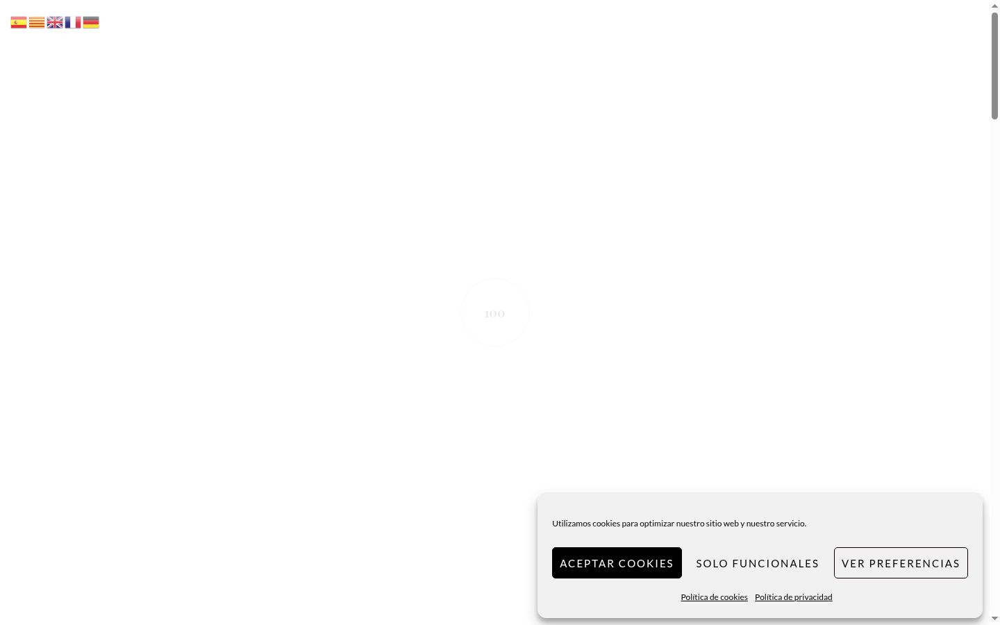 Screenshot van de toestemmingsbanner zoals getoond vóór enige interactie