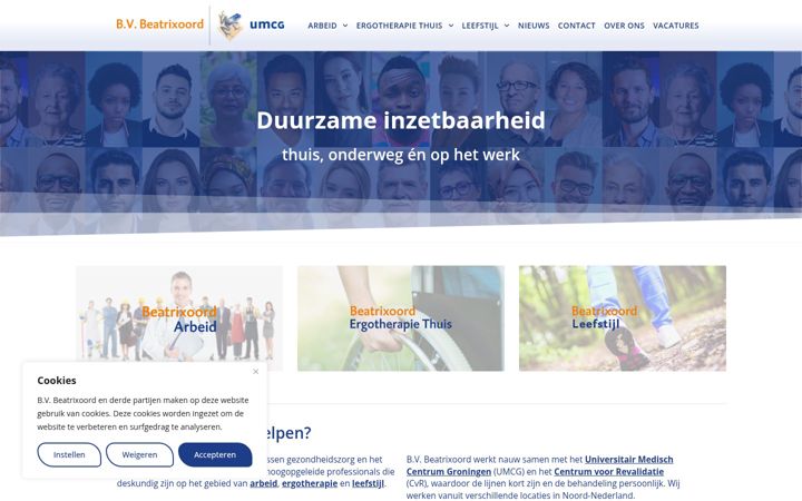 Snimka zaslona za bvbeatrixoord.nl