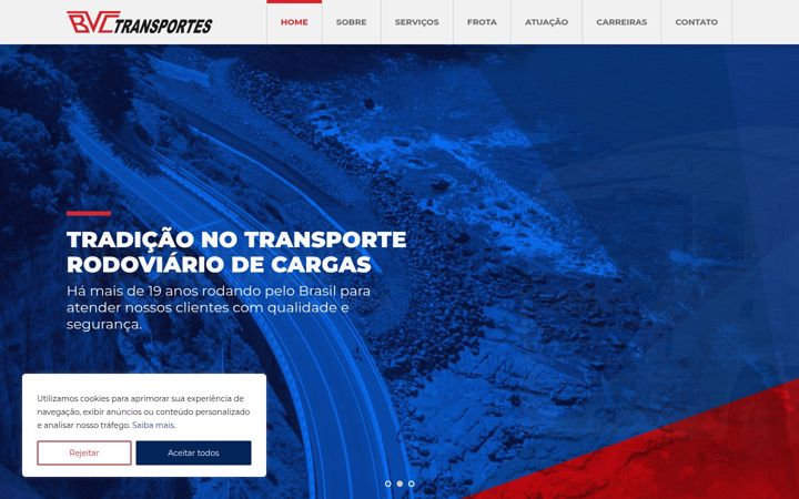 Screenshot von bvctransportes.com.br