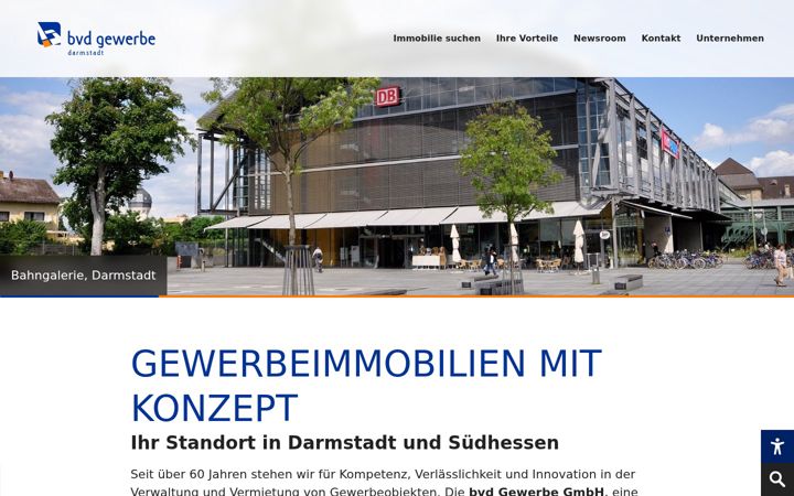 Screenshot of bvd-gewerbe.de