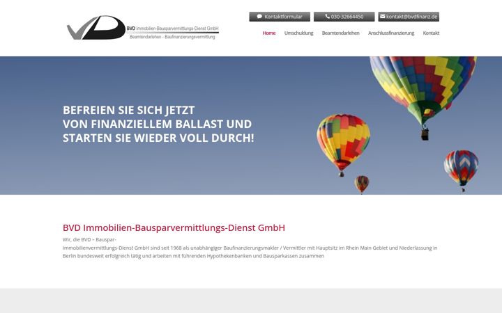 Képernyőkép: bvdfinanz.de