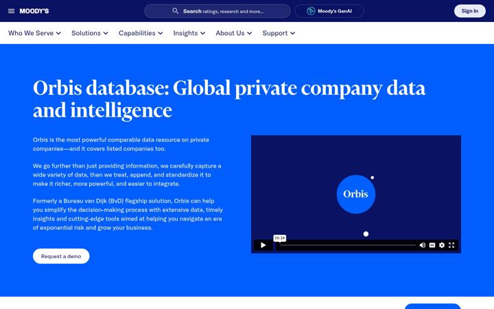 Screenshot of bvdinfo.com