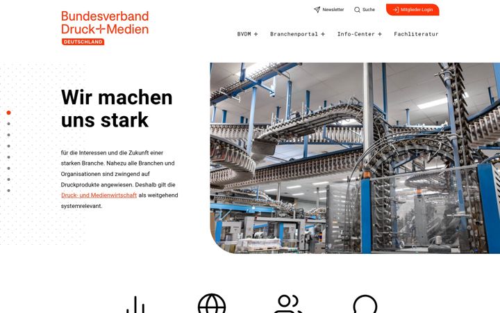 Screenshot of bvdm-online.de