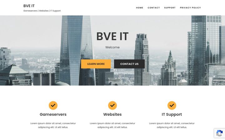 Snimka zaslona za bve-it.nl