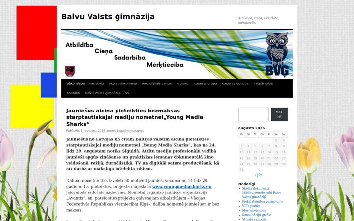 Screenshot of bvg.lv