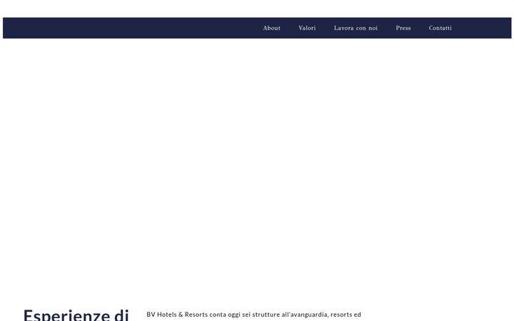 Screenshot of bvhotels.it