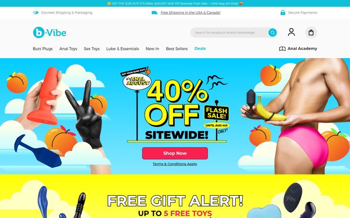 Screenshot of bvibe.com