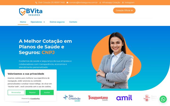 Screenshot von bvitaseguros.com.br