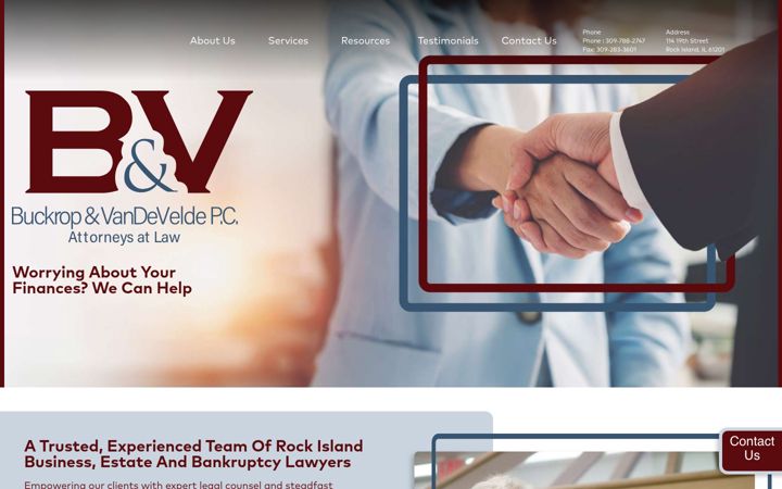 Screenshot of bvlawoffices.com